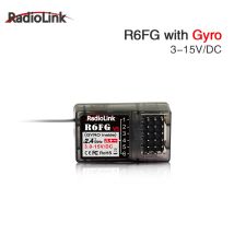 Radiolink RC-Empfänger R6FG 6-Kanal 2,4G HV Servo RX mit Gyro Langstreckensteuerung für RC-Auto Boot Sender RC4GS RC6GS V2 V3