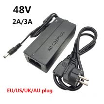Alimentatore 48V 2A 3A Alimentatore universale AC DC 48 Volt UK AU EU US EU4.8mm Adattatore da 220v a 48 V 48V2A 48V3A Adattatore
