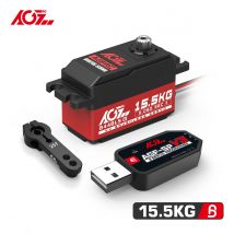 Agfrc b44bls v2 45g Titan getriebe Super geschwindigkeit 0,062 Sek. 15,5 kg bürstenloses digitales RC-Servo mit niedrigem Profil für 1/10 Drift-Rennwagen