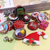 Weihnachts dose Box Weihnachts geschenk Metall Aufbewahrung sbox Keks kleine Box mit Deckel zur Aufbewahrung von Süßigkeiten Kekse behandeln kleine Geschenk und mehr
