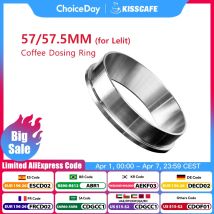 57 MILLIMETRI 57.5 MILLIMETRI Caffè Anello di Dosaggio In Acciaio Inox 304 Per Lelit Imbuto Portafiltro Accessori Per Caffè Espresso Barista strumenti
