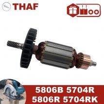 AC 220V 240V 5806B 5704R 5806R 5704RK Anker Rotor für MAKITA Handkreissäge Ersatzteile Kreissäge 518629-3