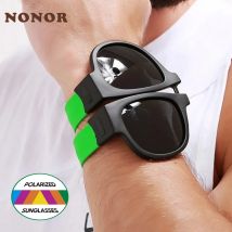 NONOR faltbare Sonnenbrille, polarisierte Sportbrille, Armband, Sonnenbrille für Herren, Fahren, Radfahren, Outdoor-Sonnenbrille