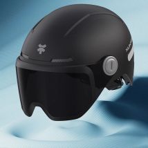 3C-Zertifizierung Großer elektrischer Helm für Männer und Frauen/Vier Jahreszeiten Universeller Helm Elektrisches Motorrad Großer Halbhelm