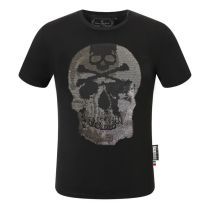 Strass-Strick-T-ShirtPLEIN ALI Homme Diamond PLEIN ALI