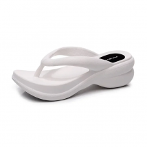 JMPRS Thick Sole Wedges Flip Flops for Women 2024 Summer Clip Toe Platform Sandals Woman Non Slip Beach Slippers Outdoor Slides