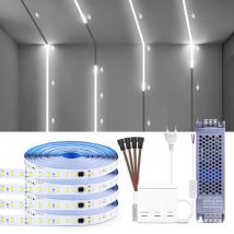 Mehrere Rollen LED-Streifenlichter, Pferderennen, Wasser, fließendes Licht, Wellenjagdwirkung, WS2811, Steuerung, IC, DC24V, 5 m, 10 m, Dekorlampe