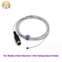 Reusable Medical Temperature Probe Neonate Baby Reusable Skin Surface Temp Sensor 3 Pin 10K for Medix DIR-10 Infant Warmer