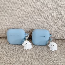 Hülle für Apple Airpods AirPods Pro 3, Kopfhörer-Abdeckung, Zubehör, himmelblaue Silikonhüllen für 4, 3, 2, 1, Pro2-Abdeckung mit niedlichem Welpe