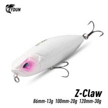 LEYDUN Z-Claw Schwimmende Bleistift-Angelköder, 86 mm, 100 mm, 120 mm, Topwater, harte Köder, Oberfläche, Stickbait, gute Aktion, Bass-Wobbler