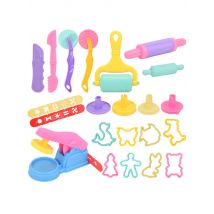 DIY Creative 3D Plasticine Mold Modeling Clay Accessories Set Play Dough Tool Kit Plastic Knife Mold Kids Educational Toys