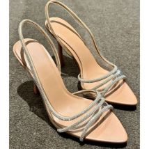 Neue Sommer Kristall Frauen Sandalen Mode Elegante Transparente High Heel Schuhe Damen Party Im Freien Kleid Alias