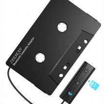 Car Bluetooth 5.1 Cassette Adapter Support TF Card, Car Audio Bluetooth Receiver, Tape Player Adapter for Vehicle