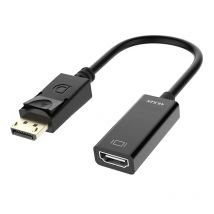 Männlich DP zu Weiblich HDMI-Kompatibel 4K DisplayPort zu HDMI-kompatibel Adapter Kabel Konverter Video Audio für HDTV PC Projektor