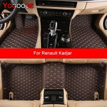 YOGOOGE Custom Car Fußmatten für Renault Kadjar Auto Teppiche Fuß Coche Zubehör