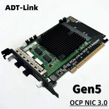 Neue externe PCIe 5.0 x16 auf Gen-Z 4C+/SFF-TA-1002 Adapterkarte OCP NIC 3.0 Hochleistungs-PCIe x16 Bifurkations-Erweiterungskarte