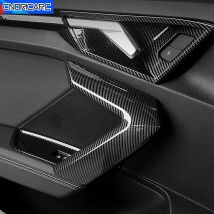 Innere Tür Armlehne Griff Pull Abdeckung Dekoration Trim Für Audi A3 8Y 2021-2022 Carbon Faser Textur Auto Zubehör türklinke Aufkleber
