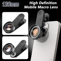 30-120 mm Handy-Makroobjektiv Installieren Sie Sternenlichtfilter CPL 37 mm Filter für iPad iPhone Samsung Android Pixel Phone Makroobjektiv