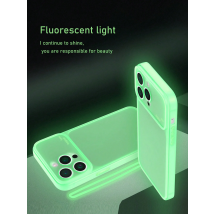 Luxus Nachtlicht Leuchtende Klare Silikon Telefon Fall Für Samsung Galaxy S24 S23 Ultra S20 S21 FE S22 Plus Transparente Abdeckung