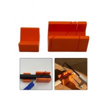 Portable Woodworking Miter Box Set Bevel Cuts Saw Guides 90° And 45° Or On-the-go Woodworking Projects Without Sacrificing