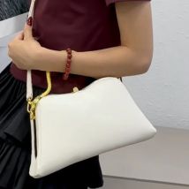Luxury Designer Handbag for Women 2026 New Retro Commuter Clip Bag Ladies Crossbody Bag