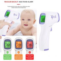 Termometro a infrarossi per temperatura medica Termometro digitale senza contatto per fronte Display a LED Strumento per la misurazione della febbre per bambini adulti