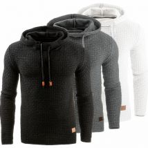 Herren Sweatshirt Langarm Casual Hoodies Top Trainingsanzüge Herbst Frühling Streetwear Sweatshirts Männlicher Pullover Trainings-Hoodie
