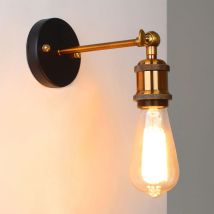 Industrielle Wandleuchte Golden Valley Lichtkopf für Wohnzimmer Schlafzimmer Flur Balkon Schlafzimmer Garage Innenbeleuchtungskörper