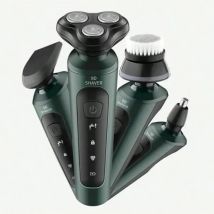 Rasoi elettrici 9D per uomo Trimmer elettrico impermeabile Rasoio Uso asciutto e bagnato Batteria ricaricabile Rasoi rotanti Macchina da barba