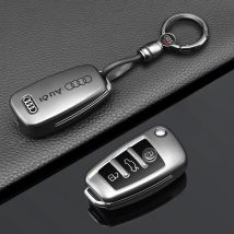Nuovo Morbido TPU Auto Flip Chiave Della Copertura Della Cassa di Protezione Borsette Fob per Audi A1 A3 A6 A6L Q2 Q3 Q7 TTS R8 S6 RS3 Portachiavi Accessori Auto