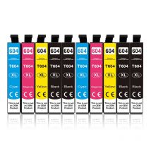 Cartuccia d'inchiostro 604XL COMPLETA per Epson T 604 T604 XL con chip compatibile XP 2200 2205 3200 3205 4200 4205 WF 2910 2930 2950 Stampante