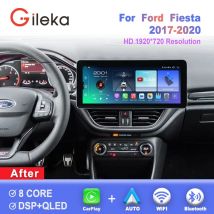 12.3 inch Screen Android Car Radio For Ford Fiesta 2017-2020 Stereo Multimedia Player Carplay GPS Navigation WIFI Head Unit