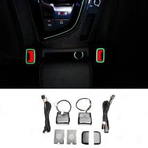 LED-Sicherheitsgurt-Verriegelung schnalle für Audi A4 A5 B9 A6 A7 Q8 Q5 Q8 2014-2017 LED-Sicherheits gurt buchse Umgebungs licht