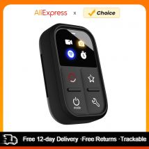 Telecomando intelligente wireless per GoPro Hero 12/11/10/9/8/Max LED Schermo colorato Batteria 50M Controllo cinturino da polso Cavo USB