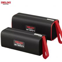 Borsa portautensili elettrica DELIXI borsa portaoggetti portatile in tessuto Oxford, riparazione professionale di elettricisti e falegnami, stoccaggio domestico, borsa