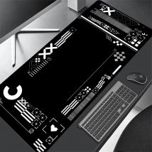 CS GO Großes Mauspad, Gaming-Mauspad, Gummi-Mauspad, Gamer-Schreibtischunterlage, mechanische Tastatur-Mauspads, XXL, 40 x 90 cm, Schreibtischunterlagen