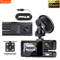 3 Kameras Dash Cam Parkplatz Überwachung Klar Auto Rückspiegel Auto Video Aufnahme Camcorder Weitwinkel Auto Kamera Recorder
