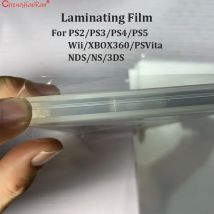 100PCS Pellicola di plastica per PS2/PS3/PS4/PS5/Wii/XBOX360/PSVita/NDS/NS/3DS Gioco Imballaggio Pellicola di fumo Pellicola per stampa a caldo Pellicola di livello A