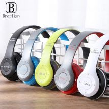 P47 Cuffie senza fili Auricolari Bluetooth 5.0 Bassi stereo HIFI pieghevoli per giochi musicali Auricolare per ragazza per iPhone XiaoMi