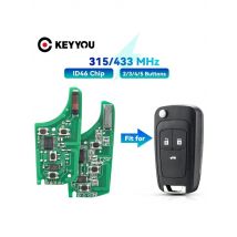 KEYYOU Circuit Board Electronic Remote Key For Chevrolet Malibu Cruze Aveo Spark Sail Opel Vauxhall 2/3/4/5 Buttons 315/433MHz