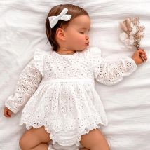 0-24M Kleinkind Baby Mädchen Kleidung Set Einfarbig Ausschnitt Rundhals Langarm T-shirt Tops und elastische Casual Rüschen Shorts