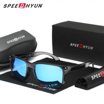 SPEEDHYUN Marke Polarisierte Sonnenbrille Trendy Fashion Square Retro Frauen Männer Outdoor Sport Brillen UV400 Frauen Casual Brillen