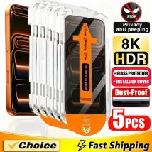 Folia Ochronna Prywatności na Ekran iPhone 17 Pro Max 16 15 11 12 13 14 16e Szkło Hartowane Anti-Spy iPhone17 Pro 7 8 Plus 12 Mini XS XR