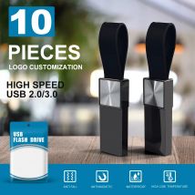 Zsuit Metal USB Flash Drive 8GB 16GB 32GB 64GB 128G Waterproof Pendrive 3.0/2.0 Memory Stick Drives U Disk Free LOGO Pen Drive