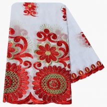 Latest African Women Scarf Soft 100% Cotton With Dold Chip Scarf Dubai Isalmic Scarf Embroidery Muslim Hijab for Shawls Wraps
