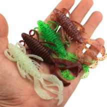 TAKEDO MY13 Künstlicher Köder 6,5 cm 2,2 g 9 cm 6 g Weicher Garnelenköder TPR-Material Weicher Köder Angeln mit Ringperle für Bass