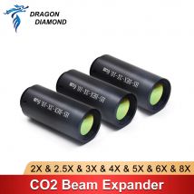 CO2 laser 10600nm Laser Strahl Expander 2X 2,5 X 3X 4X 6X 8X Galvanometer Laser Kennzeichnung Linsen Optik Strahl Erweitern