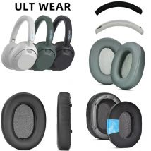 Ohrpolster für Sony ULT WEAR WH-ULT900N Kopfhörer, Ersatz-Ohrpolster, hochwertige Ohrpolster-Ohrenschützer mit Kunststoff-Clips