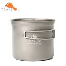 TOAKS Titan 900 ml Topf D155 Ultraleichter Topf mit Netzbeutel und Abdeckung Outdoor-Campingausrüstung POT-900-D115