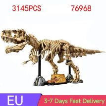 Juego de bloques de construcción de fósiles de dinosaurios para adultos, modelo de ladrillos ensamblados, juguete, regalos de cumpleaños, Compatible con el juego, 3145 piezas, 76968